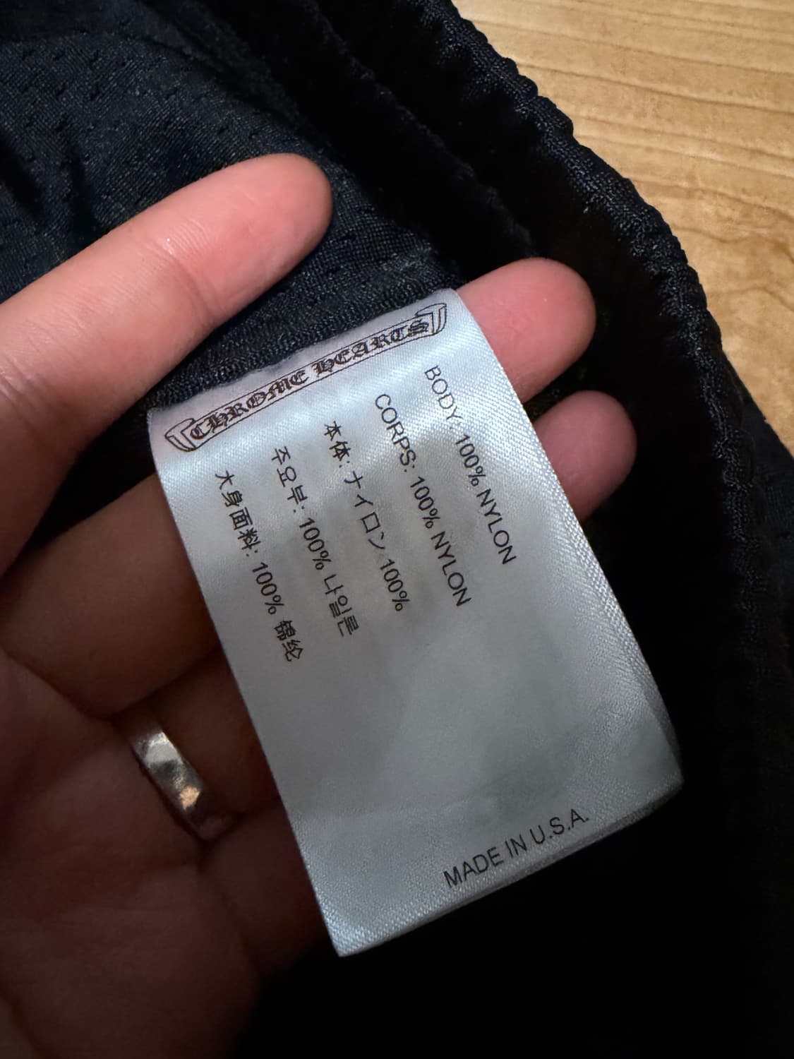 Chrome Hearts 메쉬 바시티 쇼츠 블랙 (M) 상품이미지10