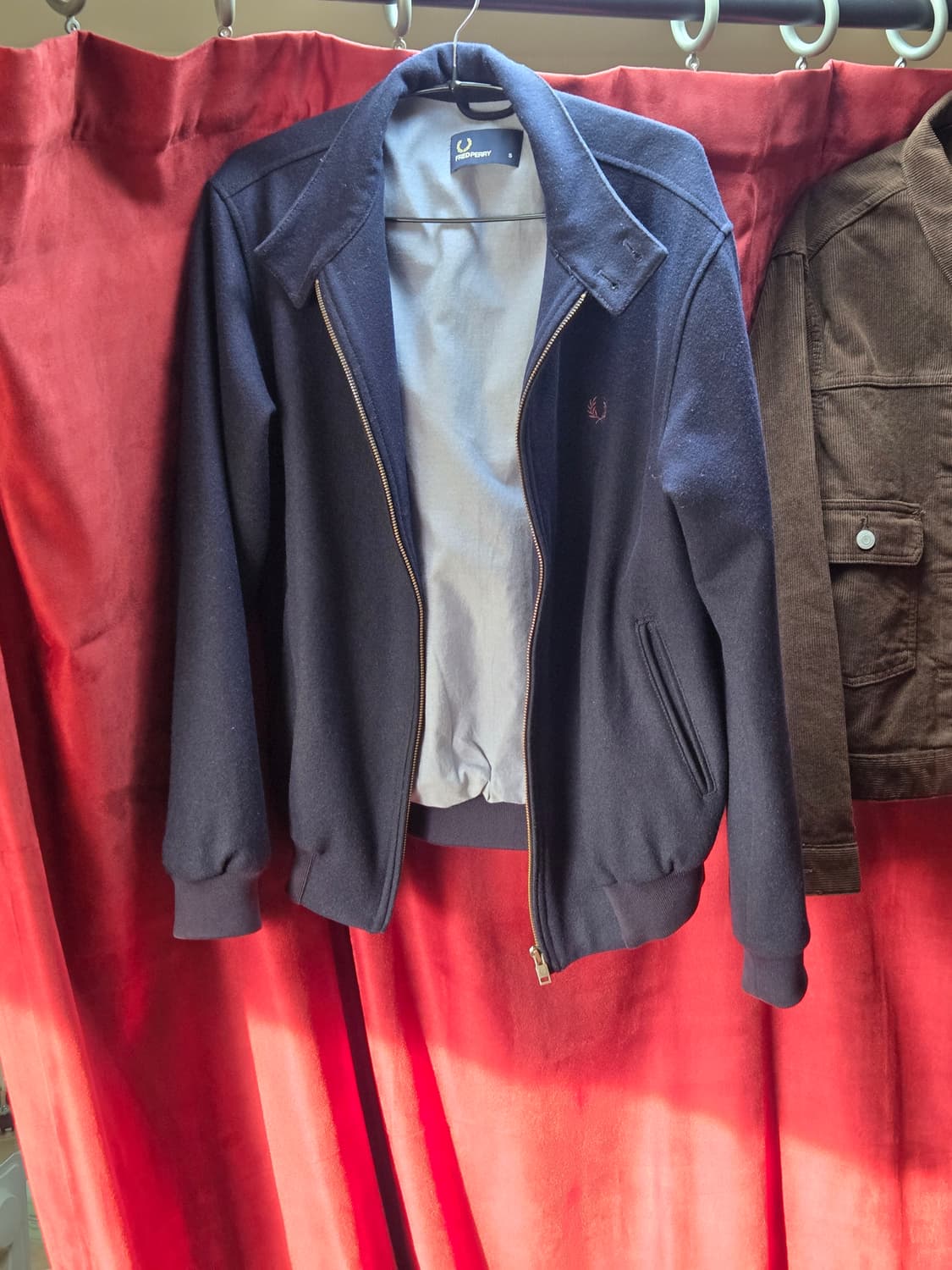 프레드페리 네이비 해링턴 상품이미지1