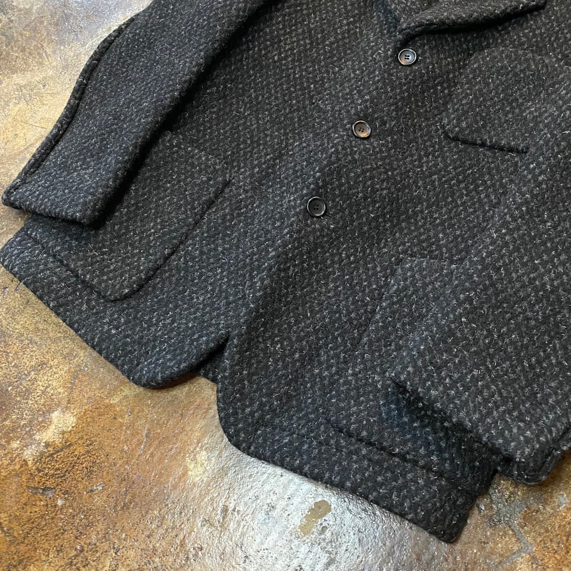 90s 꼼데가르송 옴므 플러스 두꺼운 울 자켓 상품이미지3