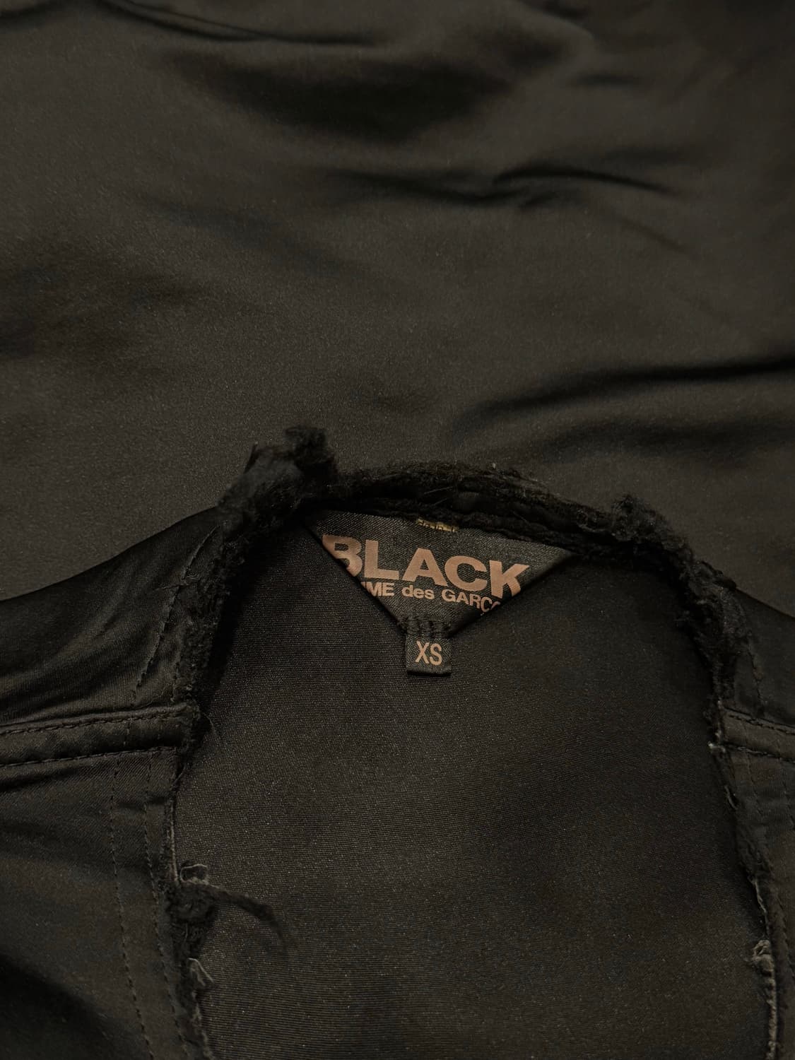 꼼데가르송 블랙 24ss 컷오프 봄버 자켓 상품이미지6