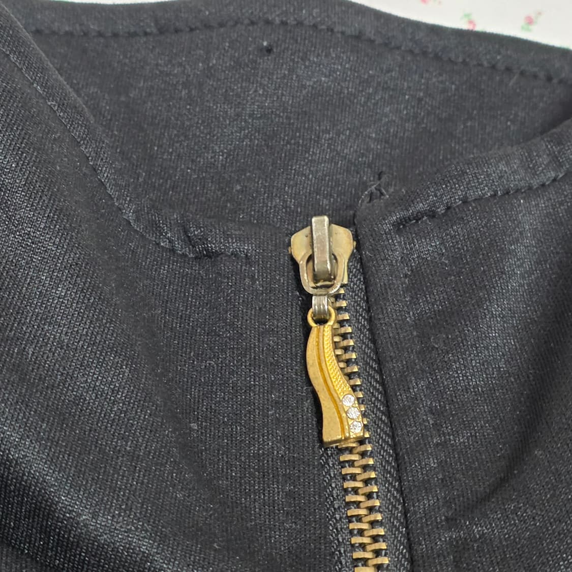 빈티지 호피 벨벳 투웨이 져지 펑크 y2k 오네갸루 상품이미지3