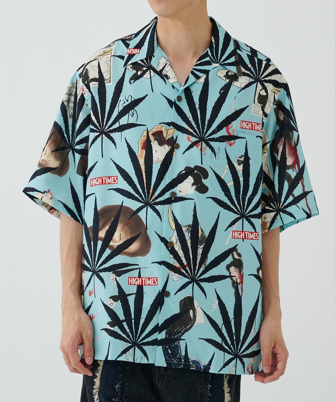 [XL] 와코마리아 HIGH TIMES 하와이안 셔츠 Type-2 상품이미지9