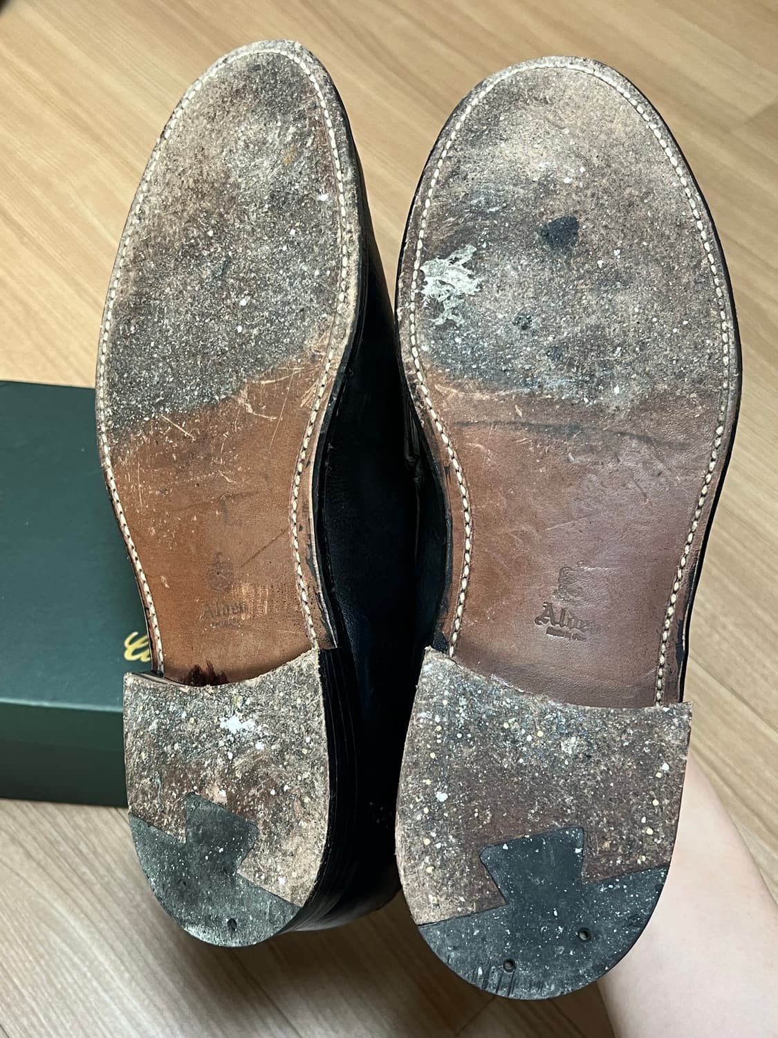 알든 9695F 카프 블랙 페니로퍼 9D 상품이미지2