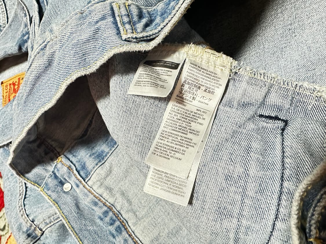 리바이스 데님 트러커 청자켓 M 상품이미지3