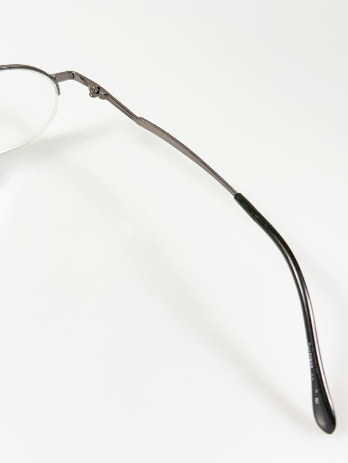 RUCHIANO 건메탈 오벌 반무테 빈티지 안경 상품이미지6