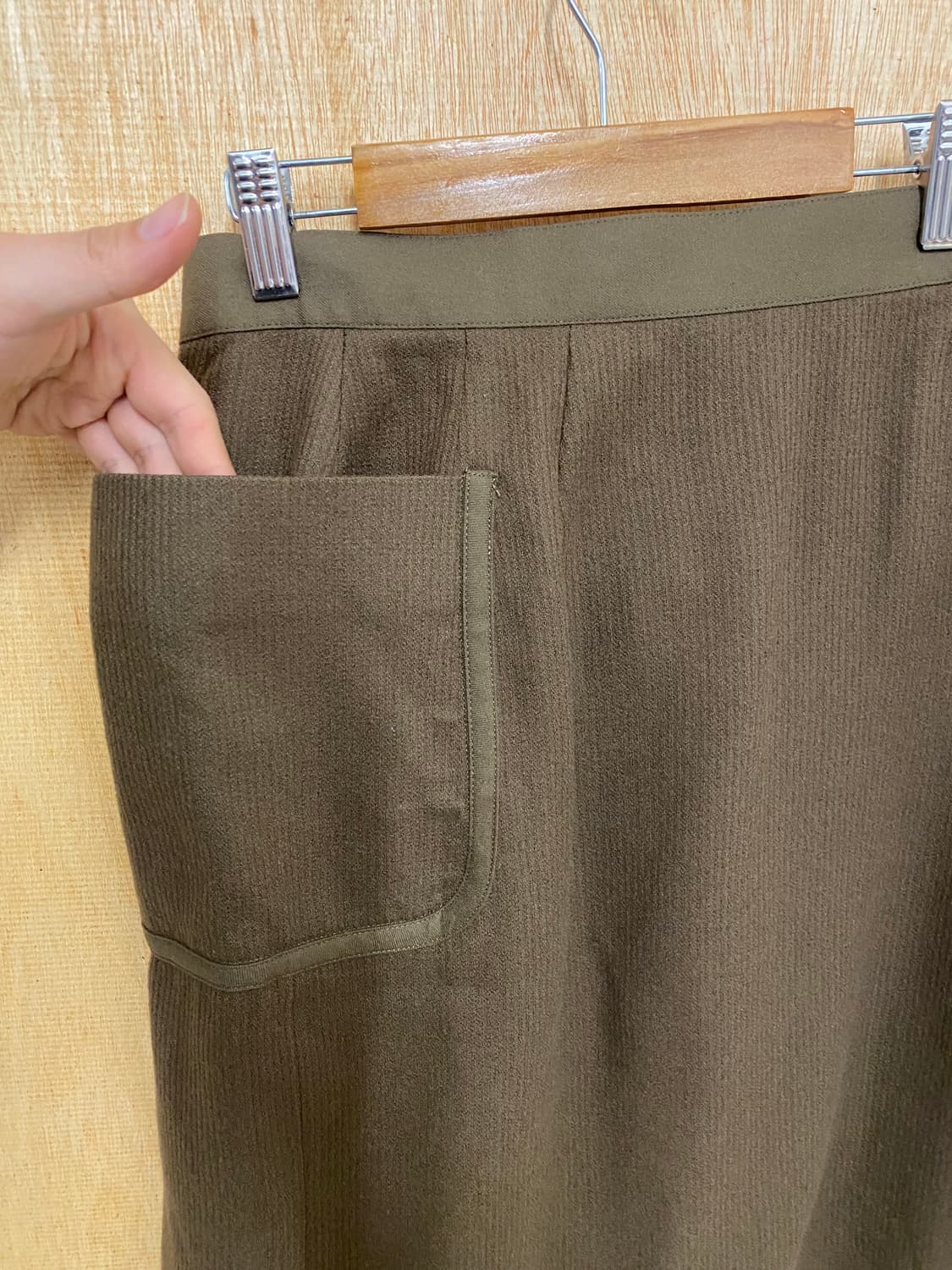 CHRISTIAN DIOR wool wrap skirt 디올 울 랩스커트 상품이미지4