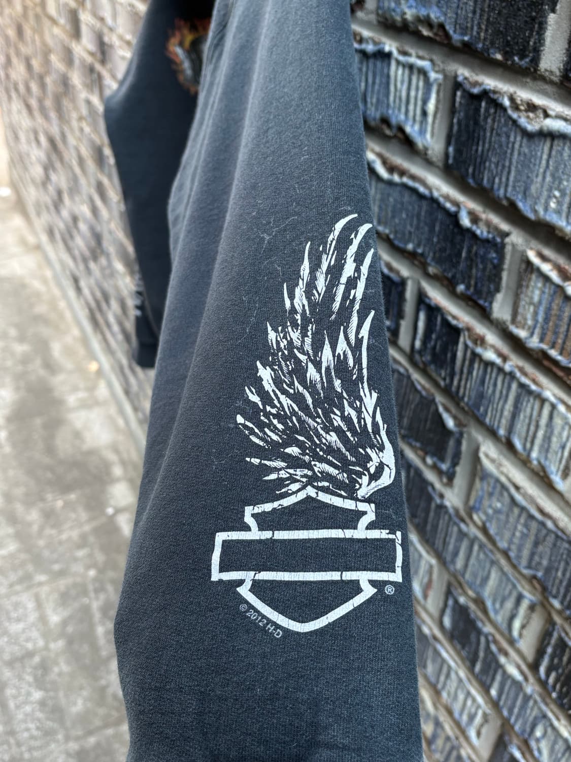 할리데이비슨 플레임 집업후디 상품이미지5