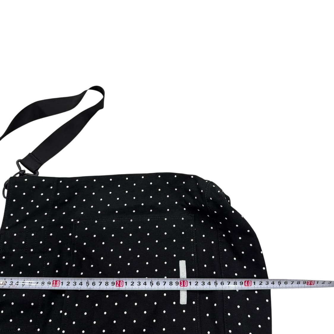 로우로우 X 폴더 도트 땡땡이 폴카 패턴 크로스백 가방 블랙 상품이미지6