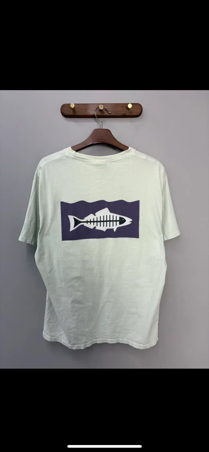 스투시 X 힐 더 베이 피그먼트 다이드 민트 반팔 H1904 상품이미지5