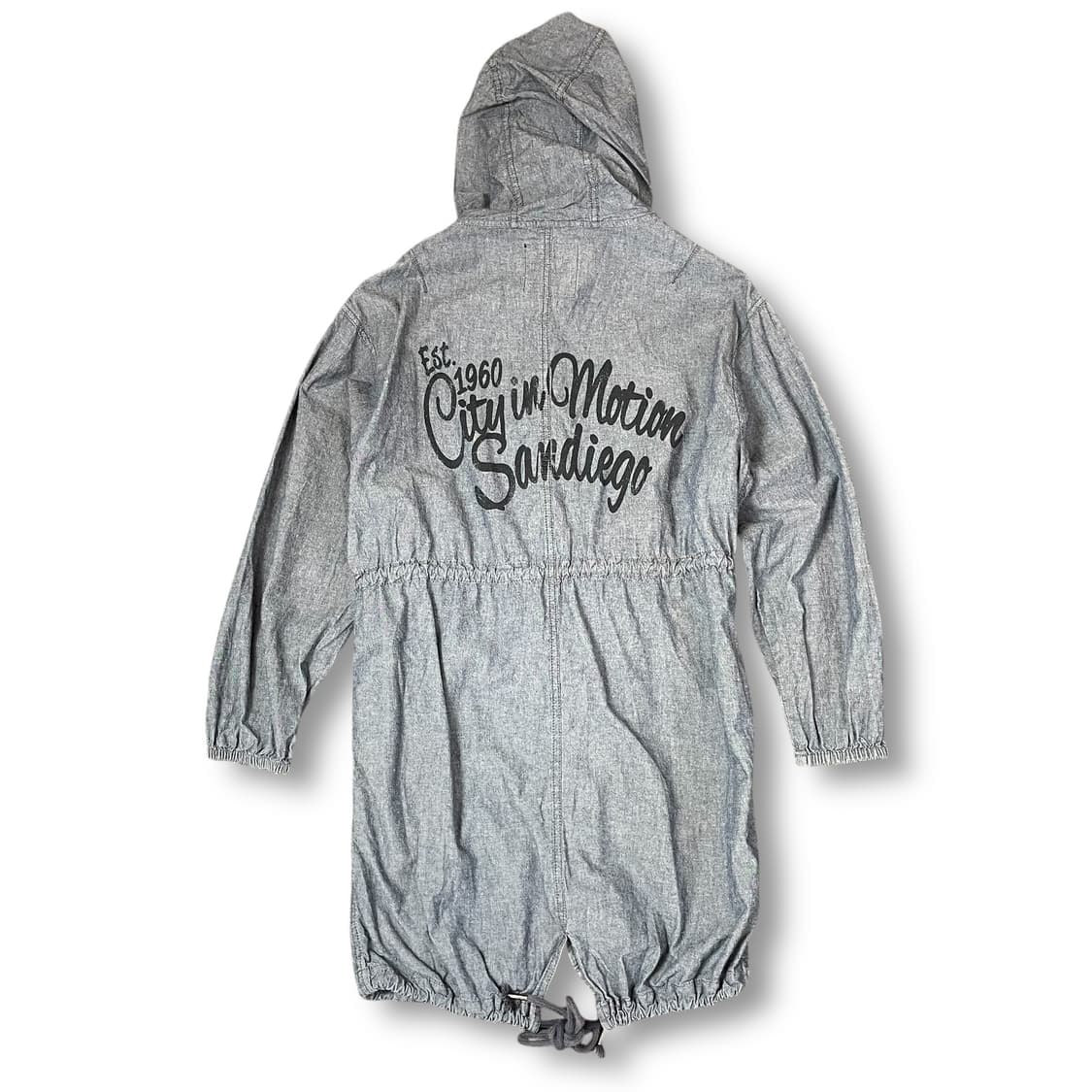 행텐 후드 코튼 롱 자켓 M 상품이미지2