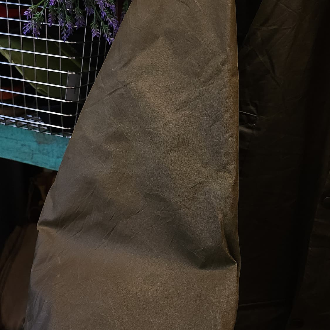 90s 잉글랜드 컨트리 올리브 그린 왁스자켓 헌팅자켓 파카 xxl 상품이미지5