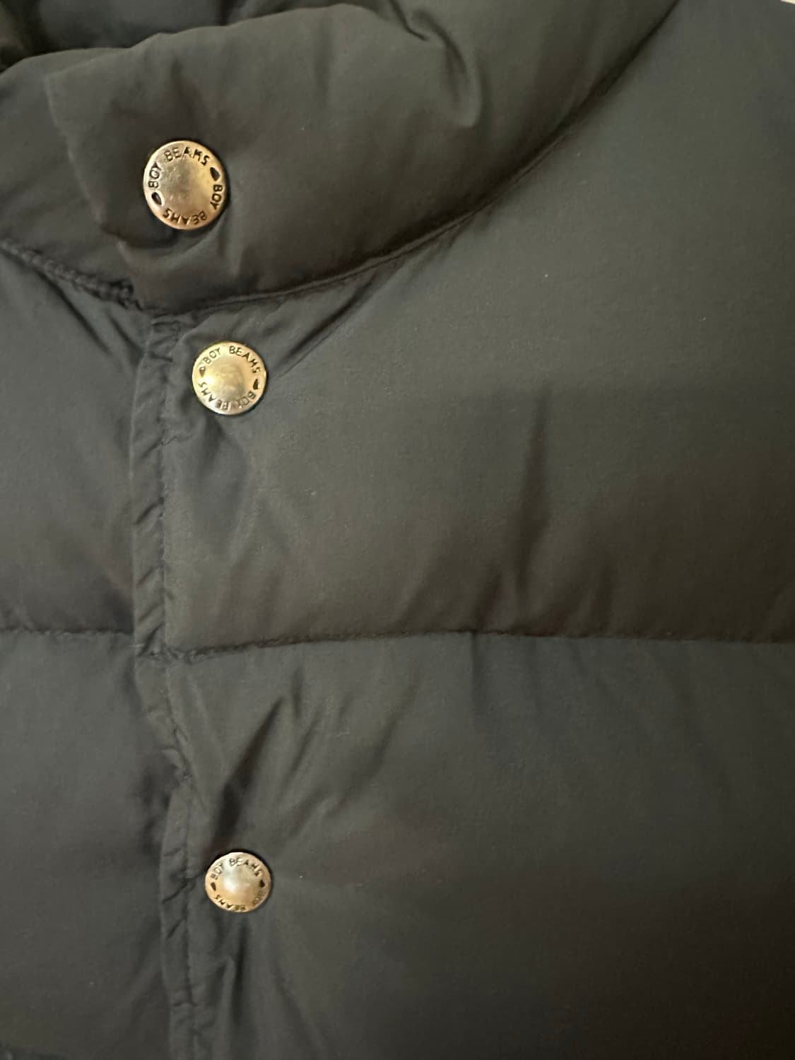 빔즈보이 네이비 패딩조끼 상품이미지5