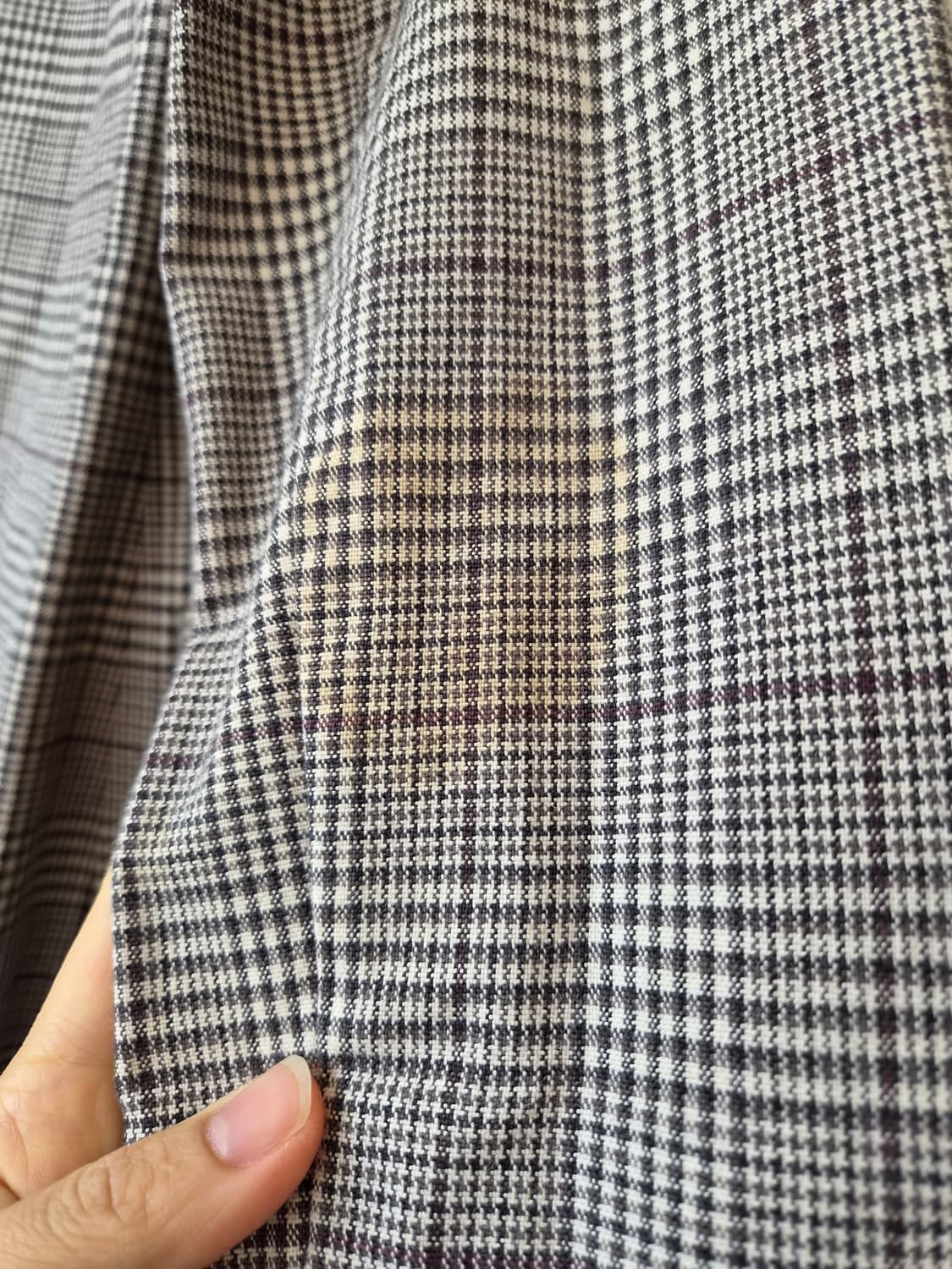 구호 KUHO 여성 체크블레이저미니멀오피스룩자켓 상품이미지8