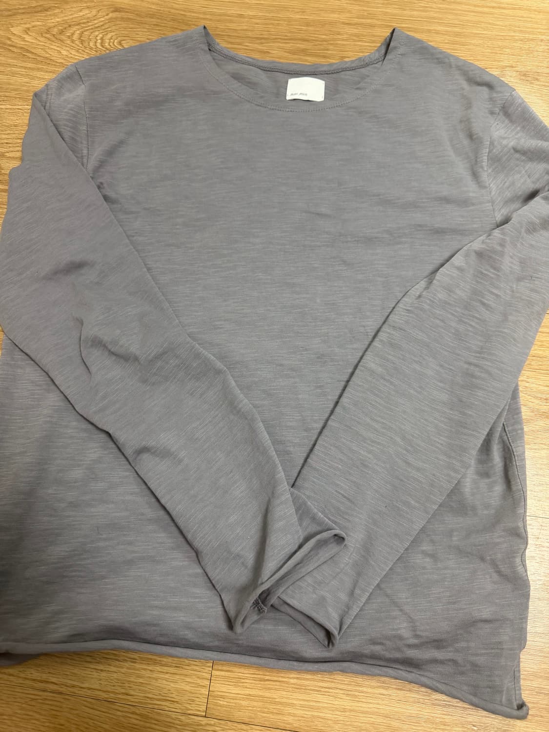 모노프리베Textured Roll Long Sleeve cool grey 상품이미지1