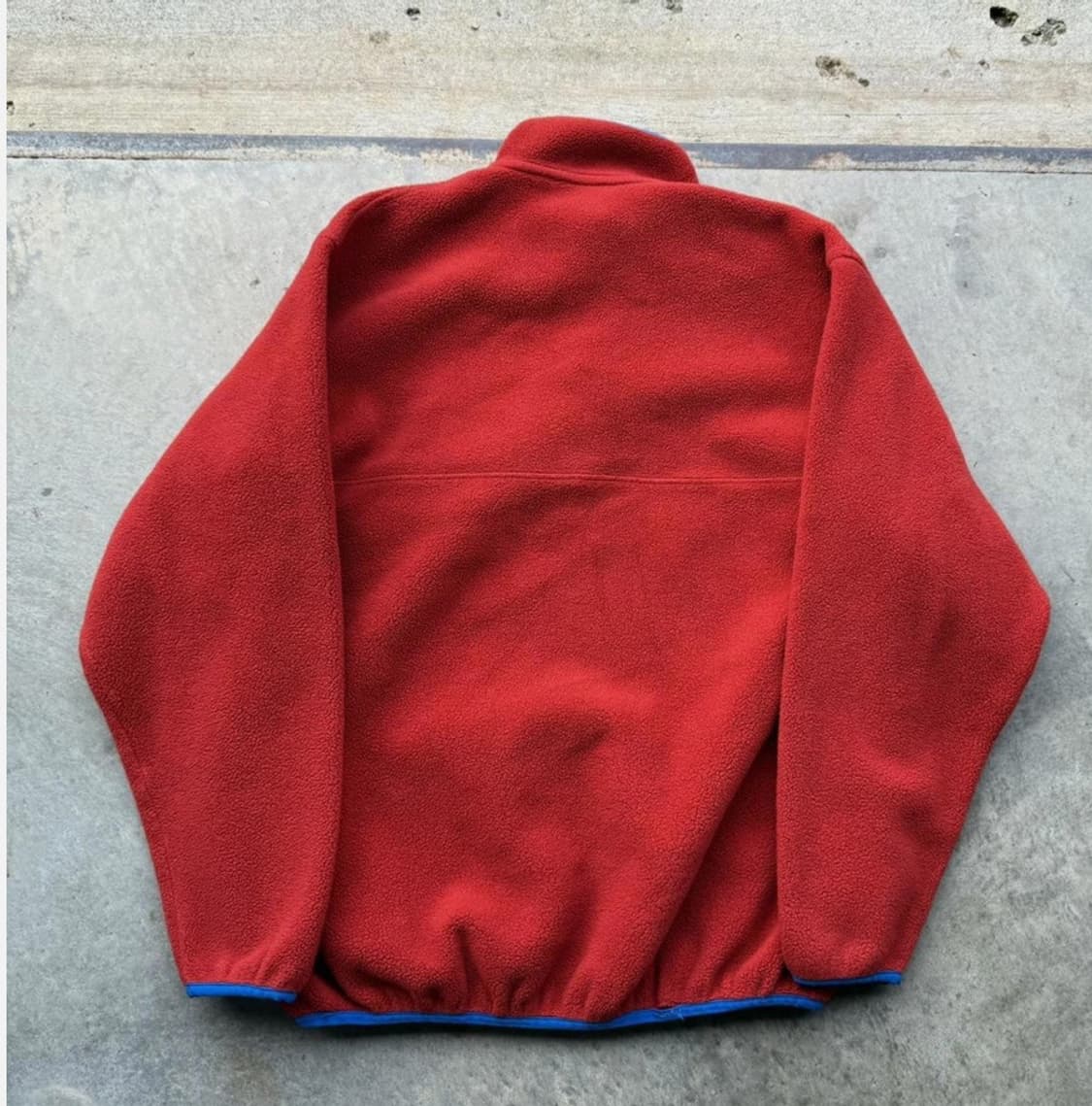 빈티지 파타고니아 신칠라 풀오버 레드 블루 남자 m 판매합니다~ 상품이미지4