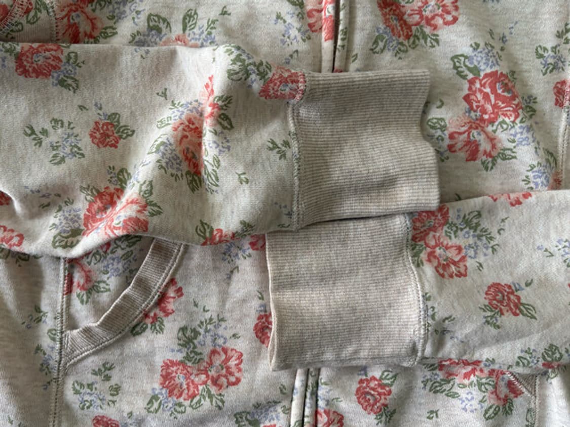 floral zip-up hoodie 상품이미지3