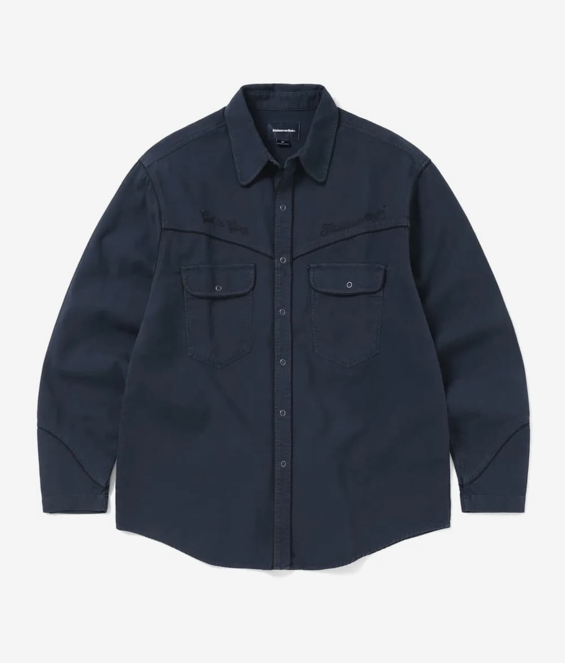 [M] 디스이즈네버댓 웨스턴 셔츠 네이비 상품이미지2