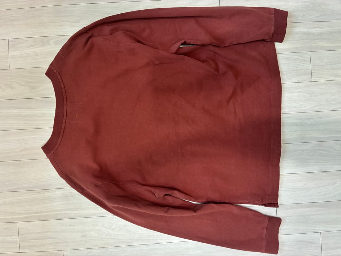 MHL. Margaret Howell 롱슬리브 티셔츠 L — 브릭 레드 상품이미지2