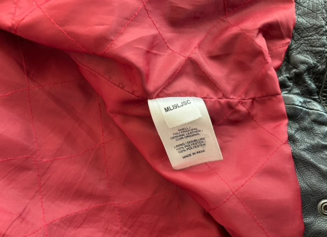 슈퍼드라이 바이커 가죽 자켓 M 상품이미지5