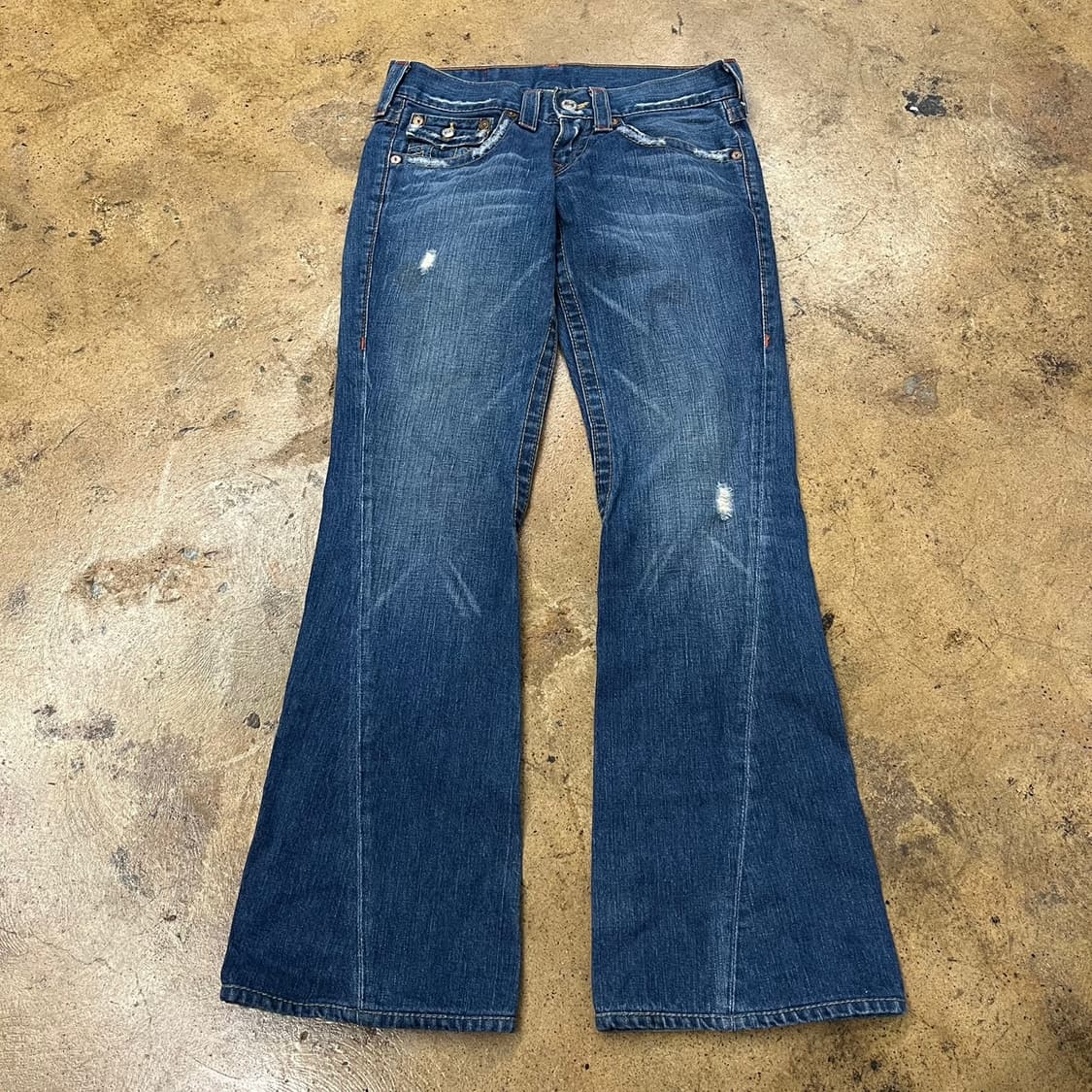 [정품/28] 트루릴리젼 데님 팬츠 청바지 데미지진 b14 상품이미지3