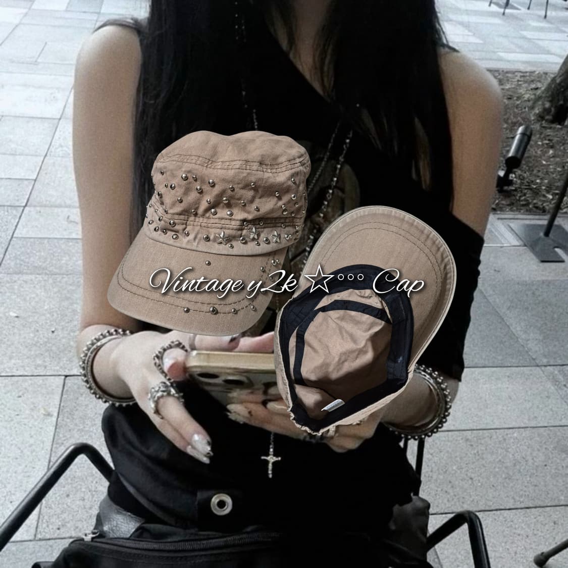 Vintage y2k ☆°°° Cap 상품이미지1