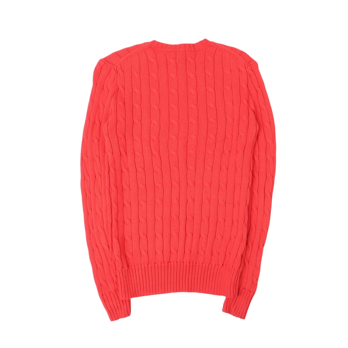 폴로 랄프로렌 코랄 오렌지 케이블 니트 상품이미지5