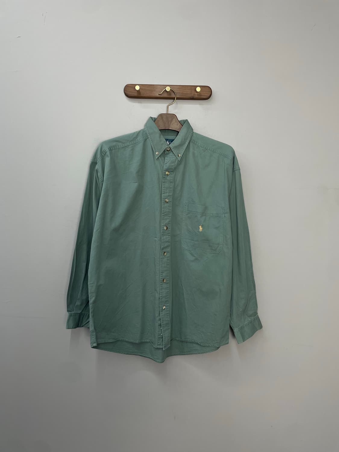 폴로 랄프로렌 그린 포켓 셔츠 H1028 상품이미지2
