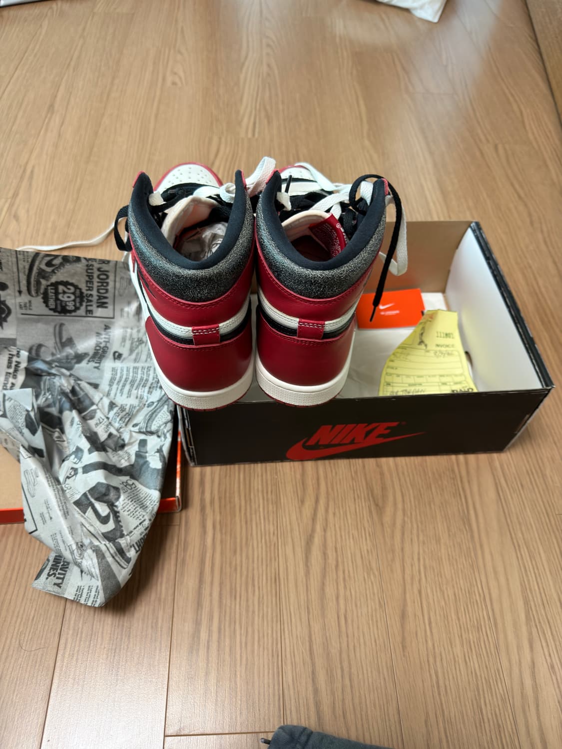 나이키 에어 조던 1 레트로 og 하이 2022 260mm 상품이미지1