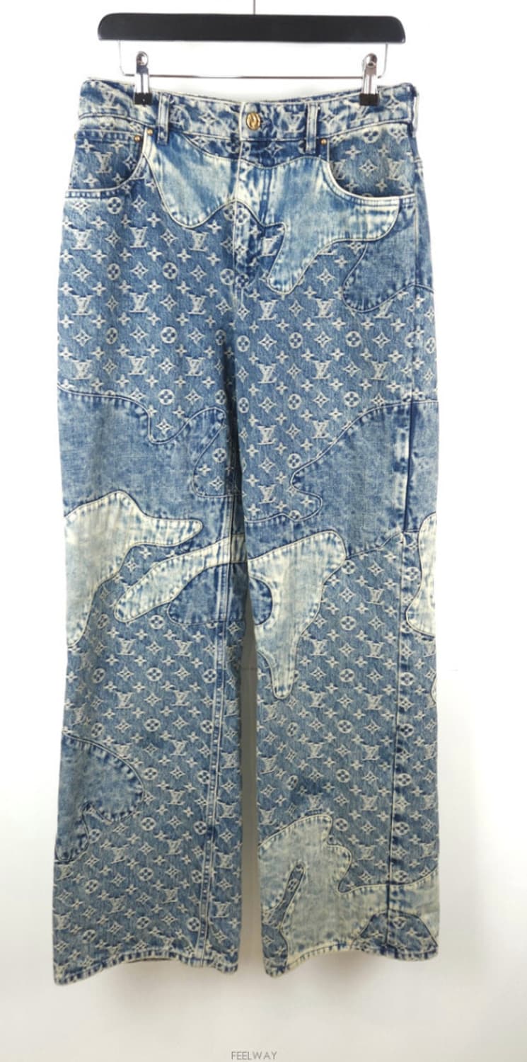 [31] 루이비통 니고 모노그램 데님 팬츠 상품이미지1