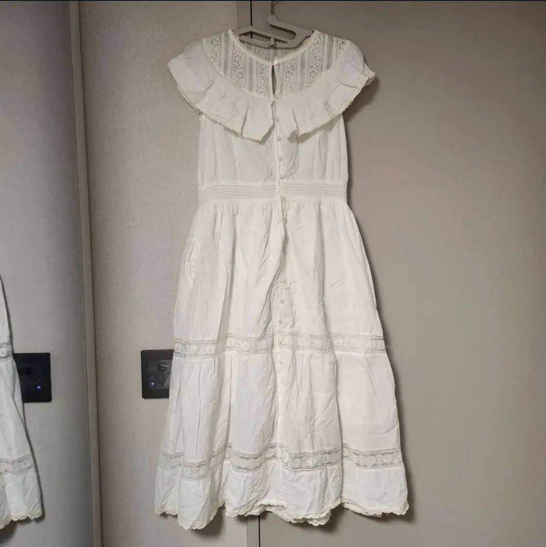 빈티지 모리걸 아오이유우 하구미 레이스 원피스 상품이미지2