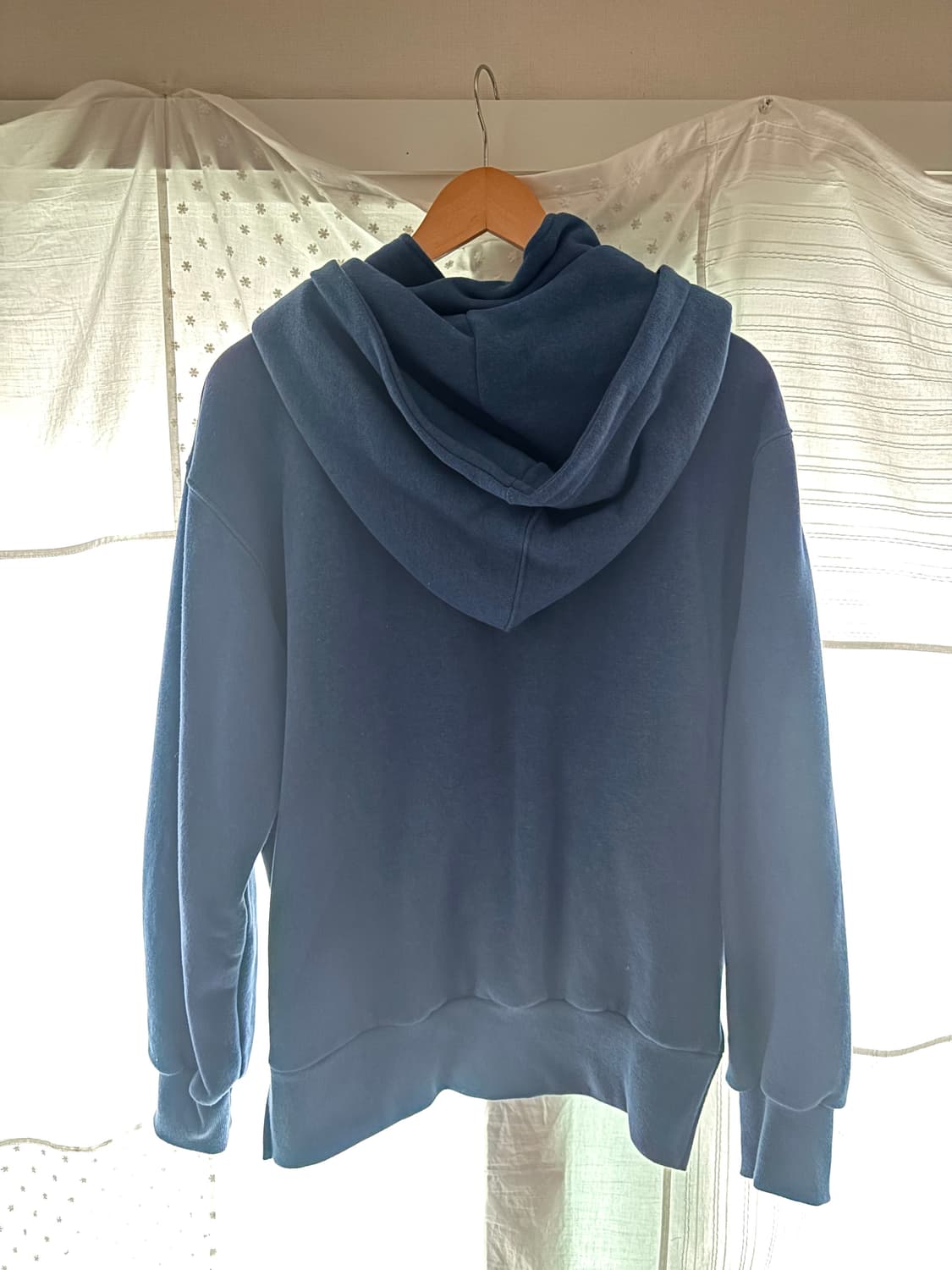 오스하이 하이넥 후드집업 blue oshigh 상품이미지4