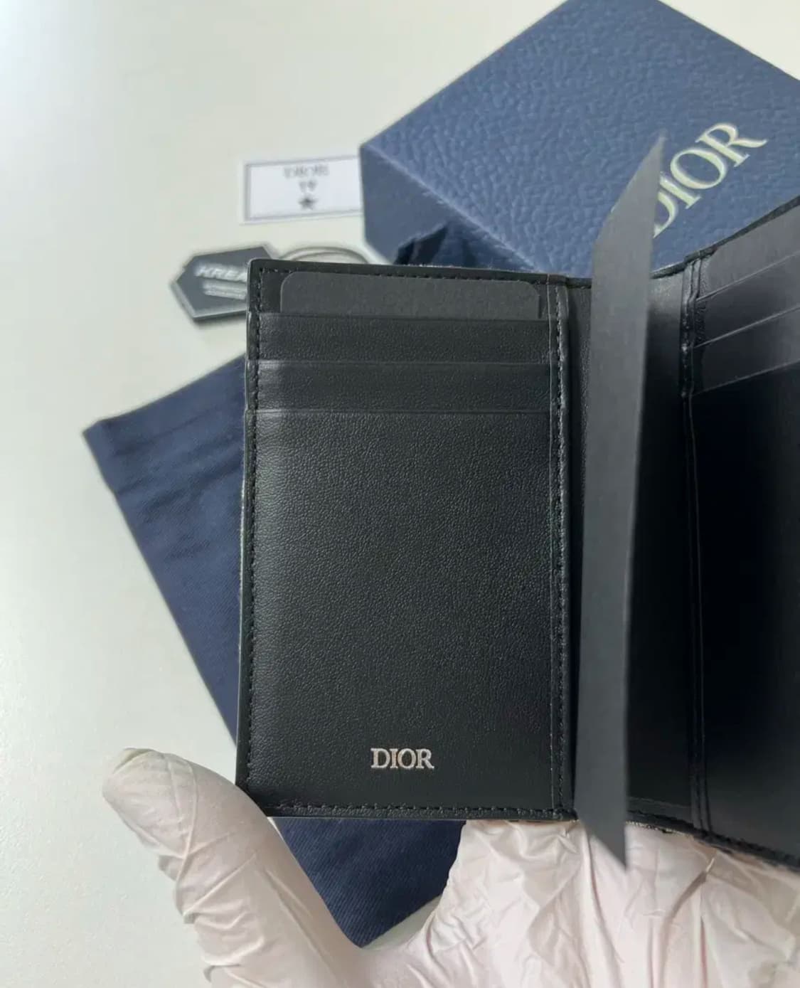 [정품] 신형 새상품 / 디올 오블리크 오거나이저 카드지갑 베이지 상품이미지5