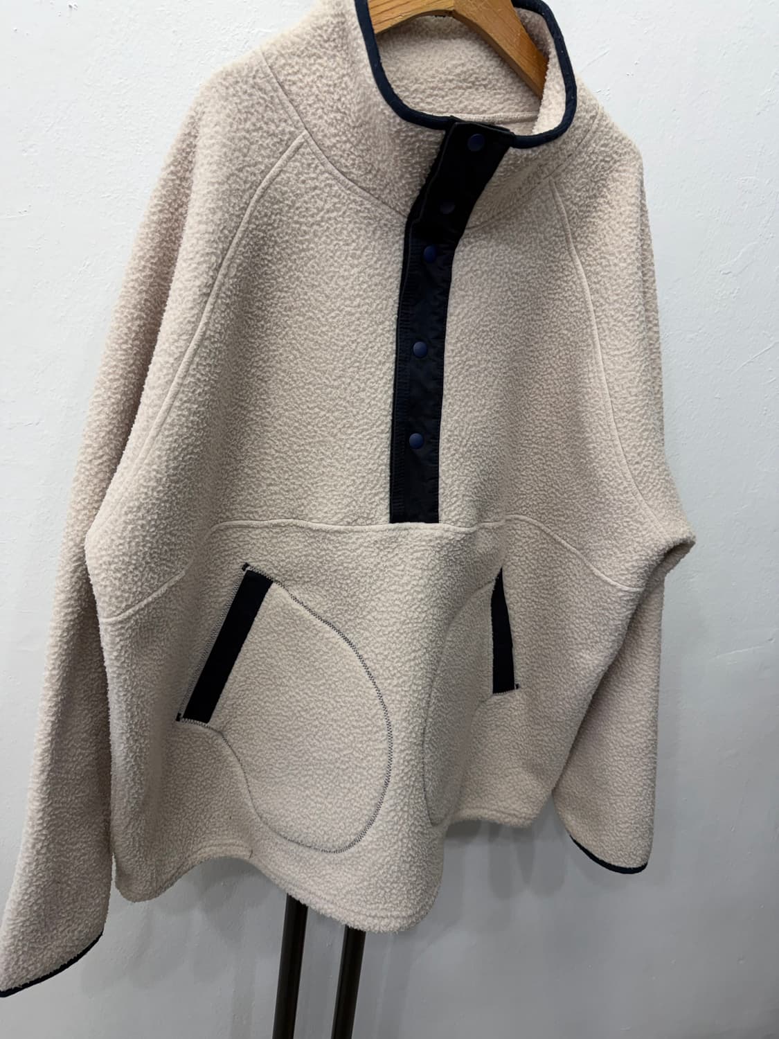 정품) 프리즘웍스 오버사이즈 아노락 후리스 자켓 L 상품이미지2