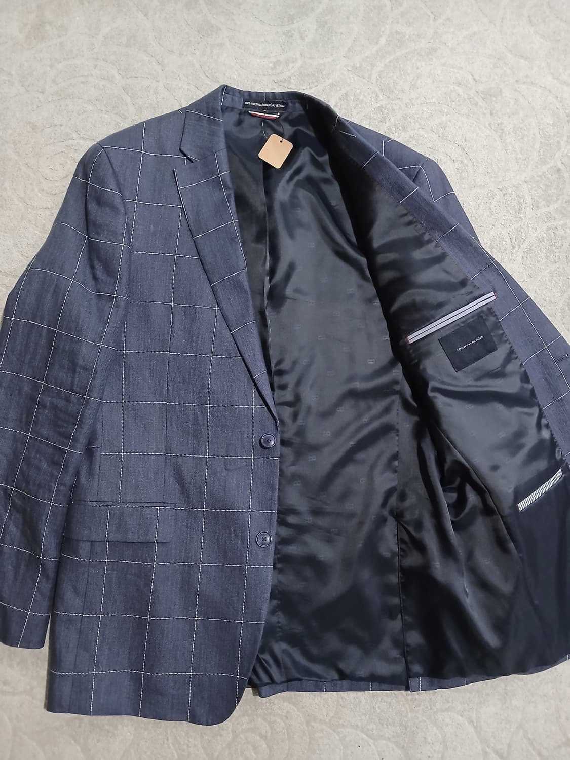 *타미힐피거 윈도우페인 체크 자켓 XL 상품이미지2