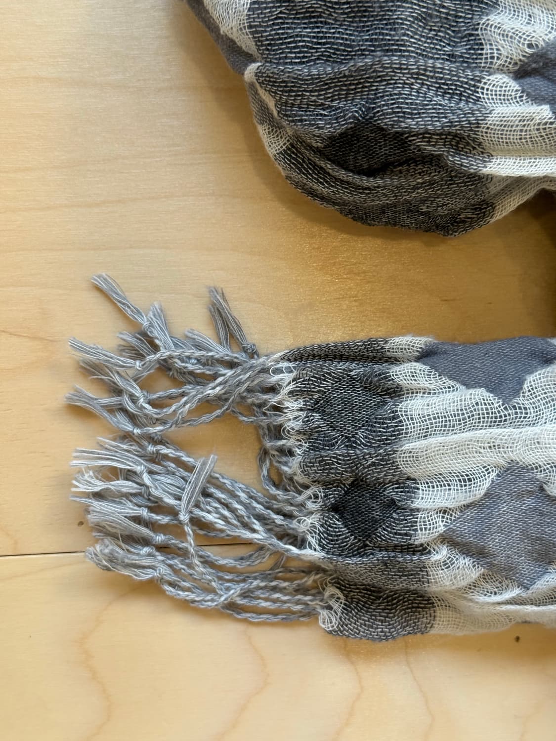 Chic Plaid Fringe Muffler 상품이미지3