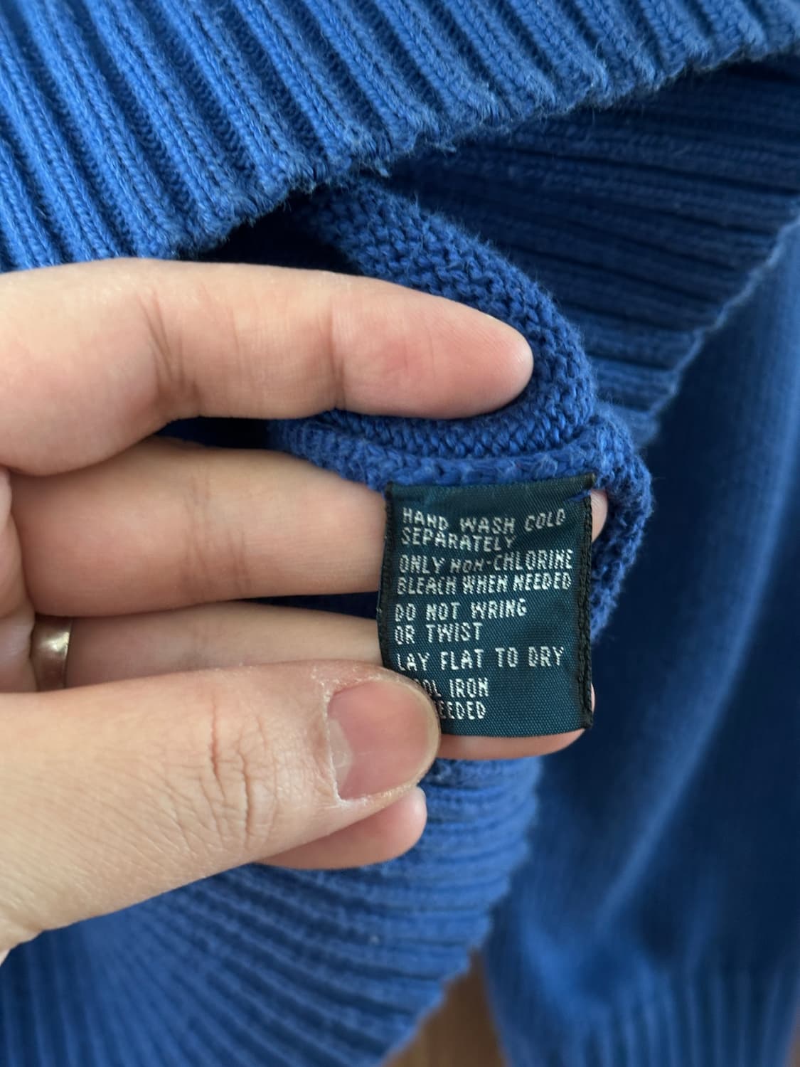 폴로 랄프로렌 반집업 니트 L 상품이미지6