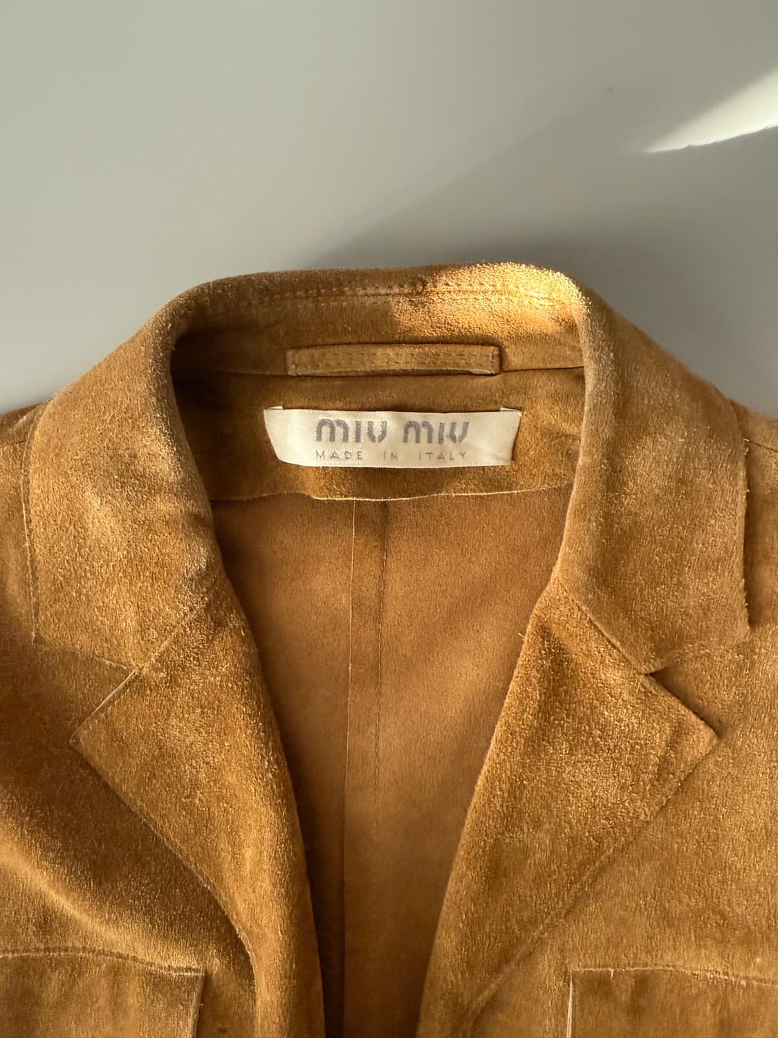 Miumiu 99SS 쇼피스 스웨이드 자켓 상품이미지3