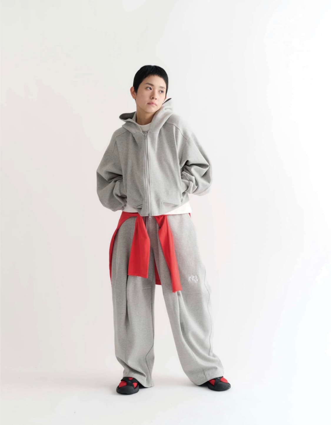 화합 HWAHOP 스웻 셋업 - 그레이 상품이미지4