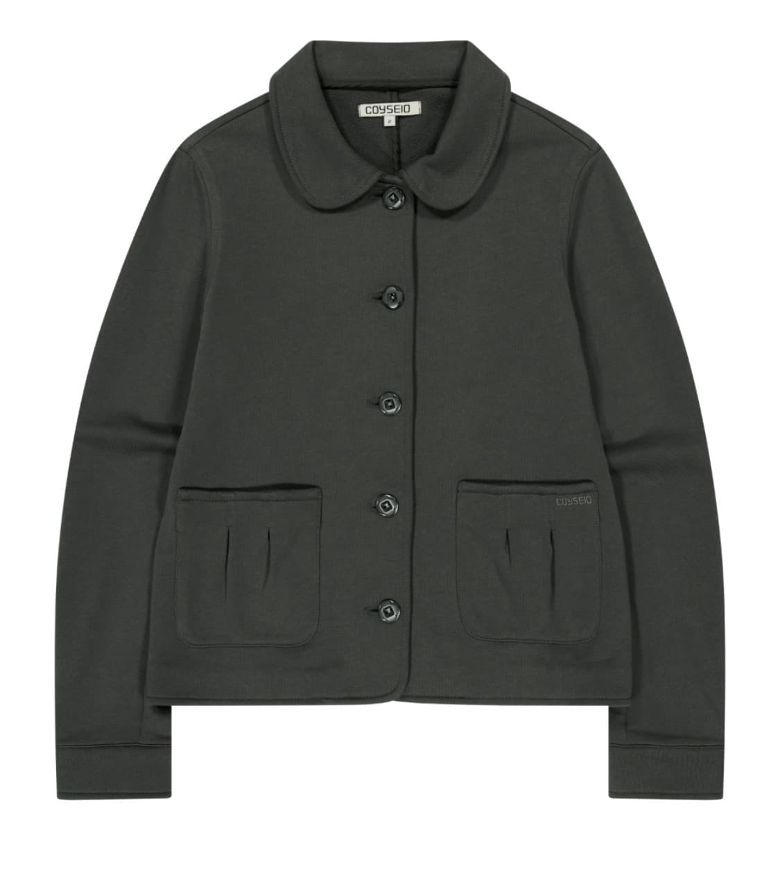 COZY SWEAT JACKET CHARCOAL 상품이미지1