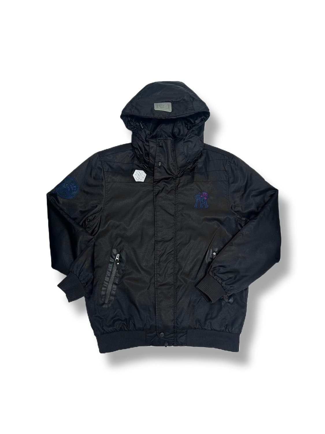 MLB 뉴욕양키즈 빈티지 후드 점퍼 상품이미지1