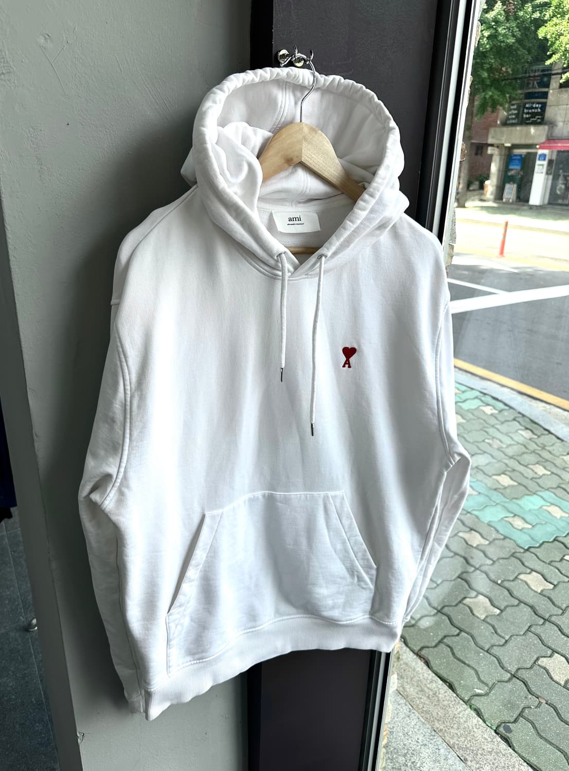 L/ 아미 드 꾀흐 로고 후드티 상품이미지3