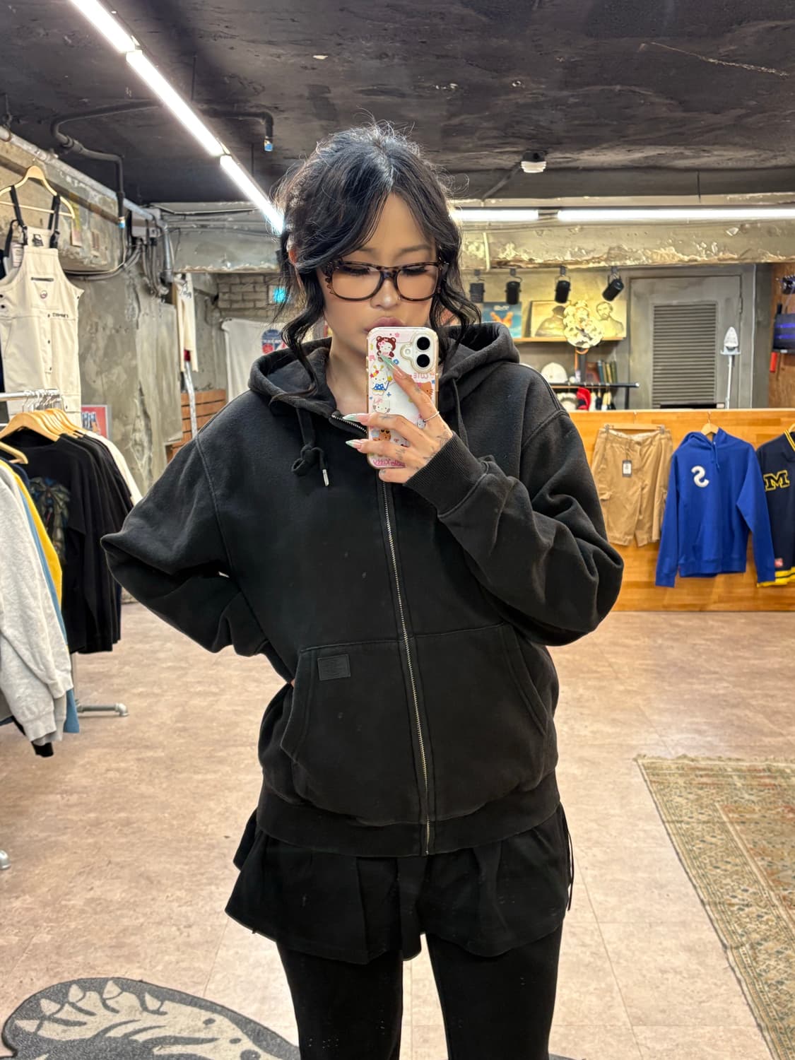 디키즈 블랙 후드집업 #csz4237 상품이미지3