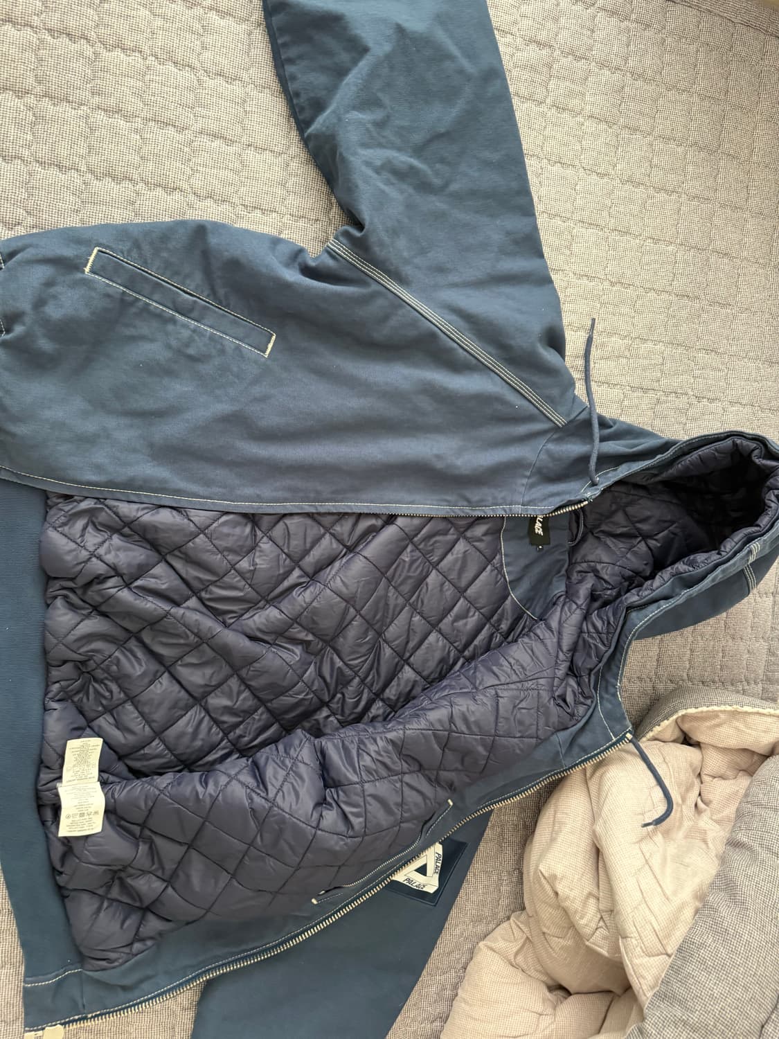 [M]팔라스 24FW 10온즈 후디드 자켓 네이비 상품이미지7