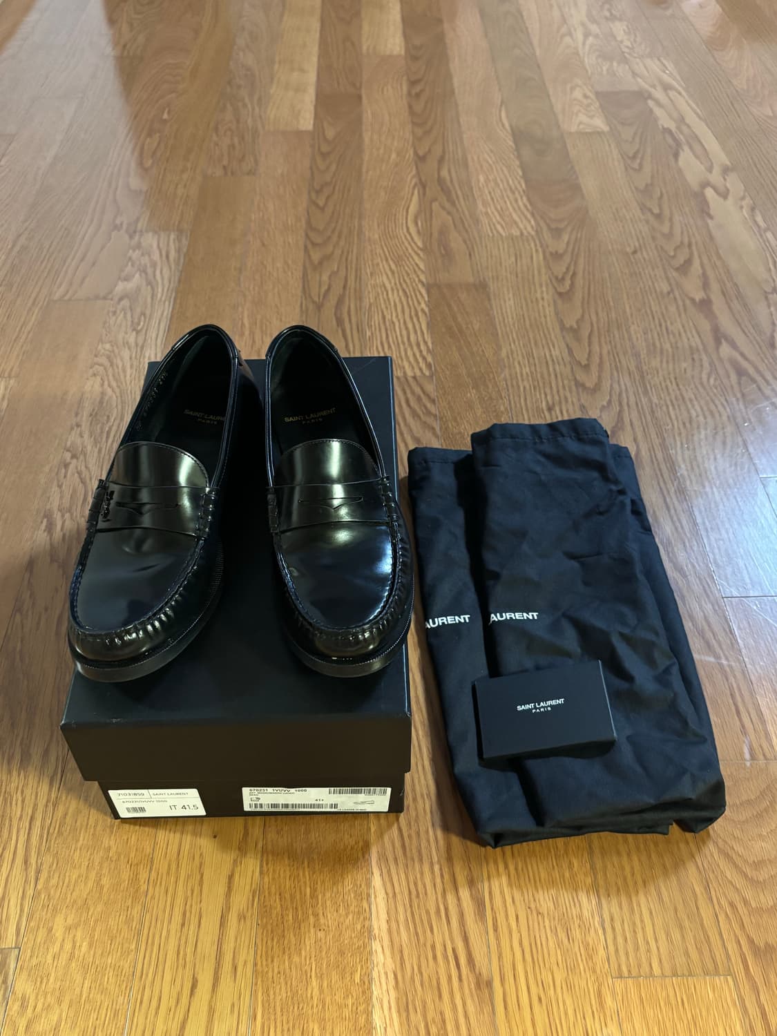 생로랑 블랙 페니 로퍼 판매 상품이미지2