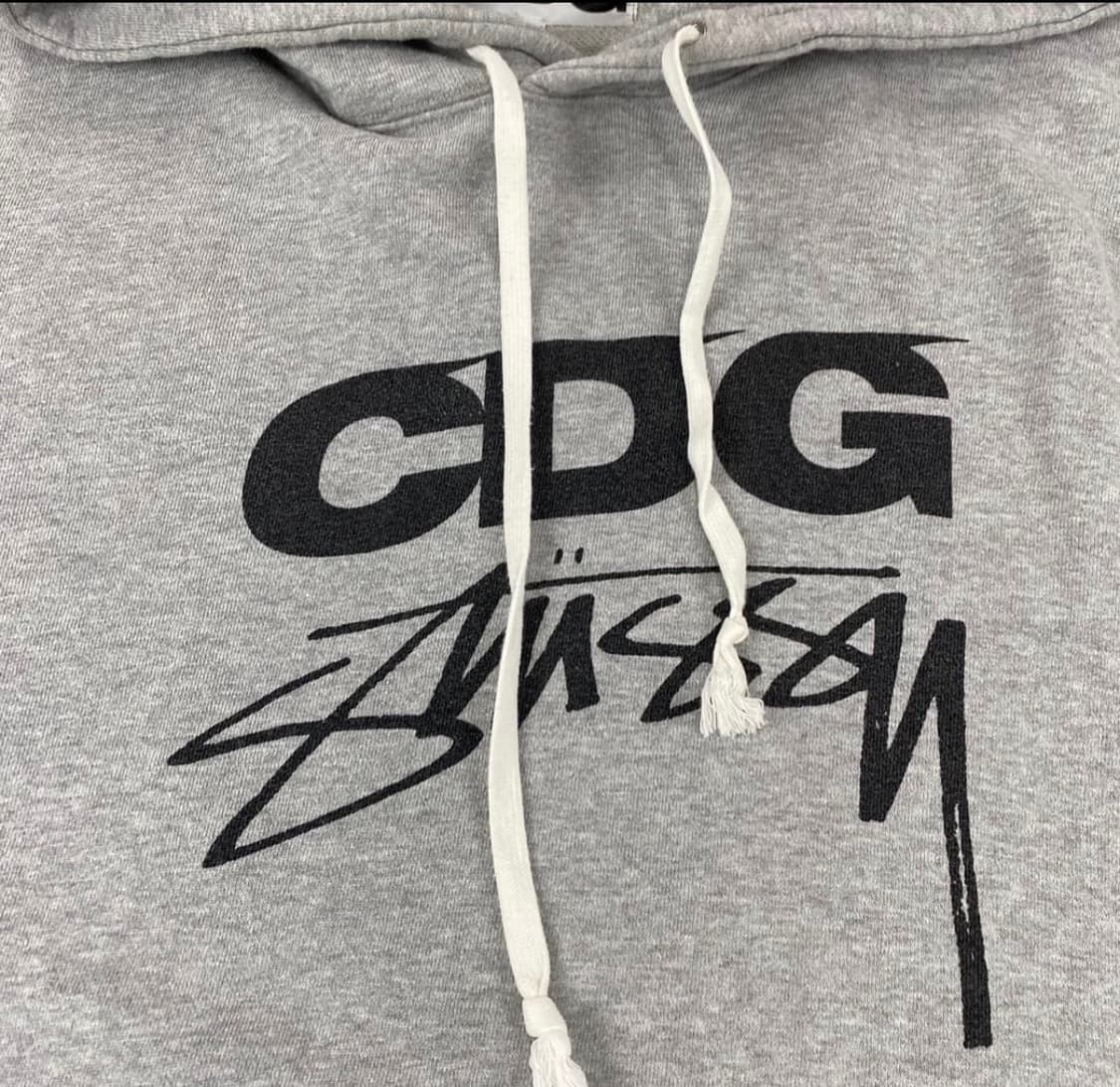 스투시 꼼데가르송 후드 그레이 상품이미지3