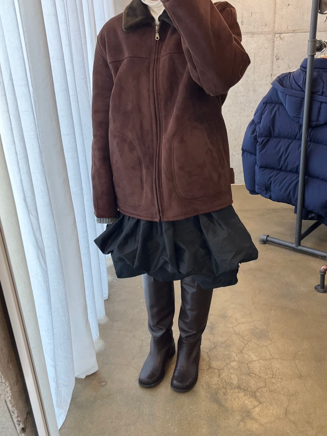 rene 벌룬 스커트 블랙 상품이미지3