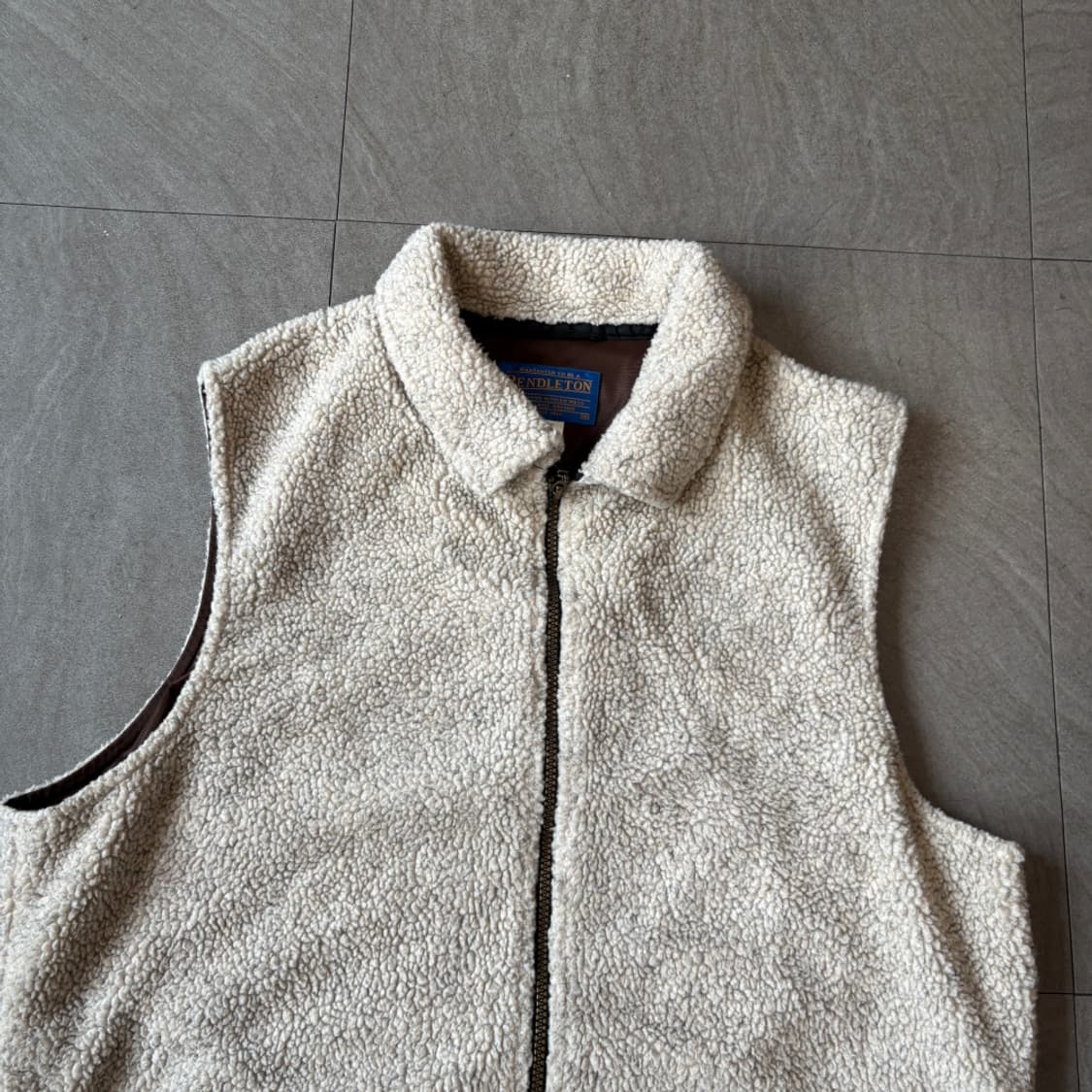 90s Pendleton fleece vest 상품이미지3
