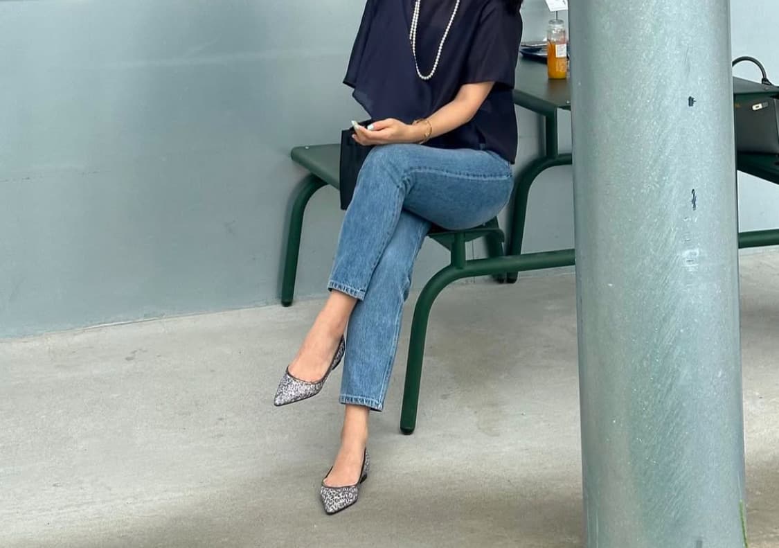 송리나 제작 골즈 글리터 메쉬 슈즈 225 상품이미지3