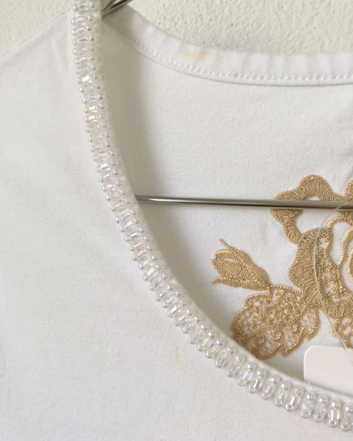 Needle work patch point t shirt 상품이미지5