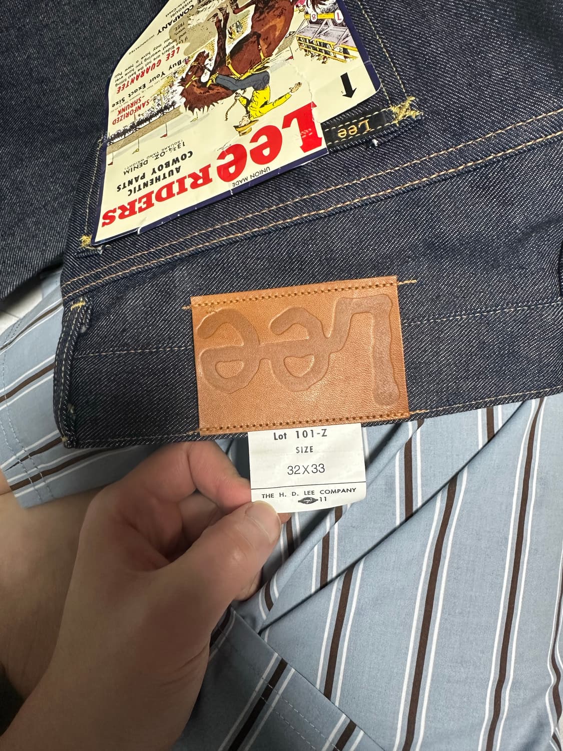 리 1954 101Z 셀비지 32사이즈 상품이미지5